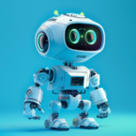 AI Robot giving information